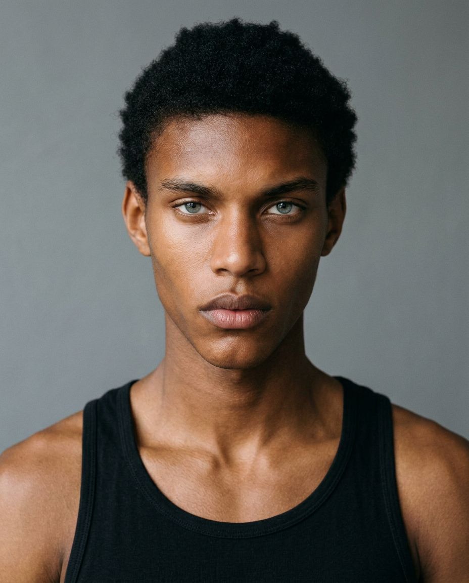 Studio casting portrait of Adrian Vale