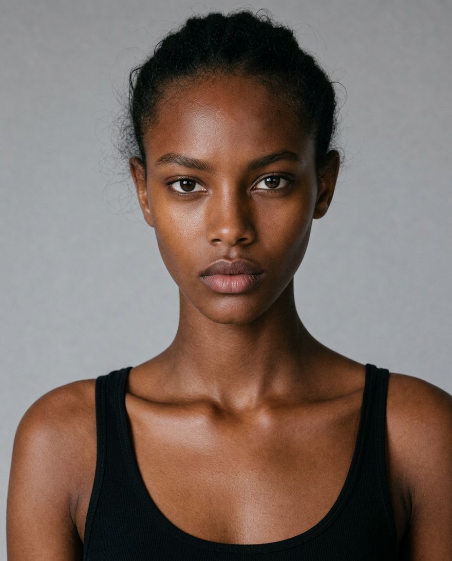 Studio casting portrait of Livia Rehn