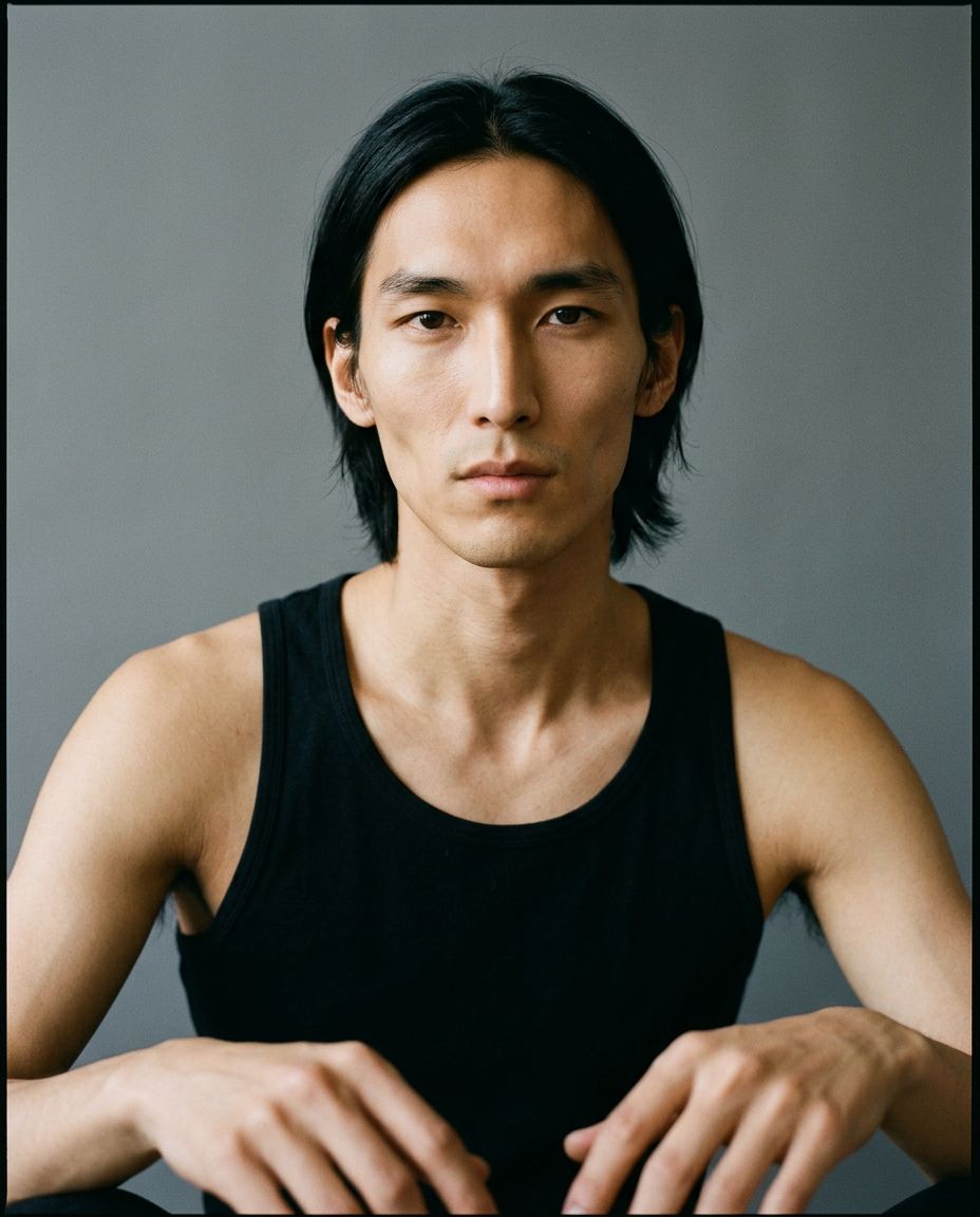 Studio casting portrait of Kenji Arman